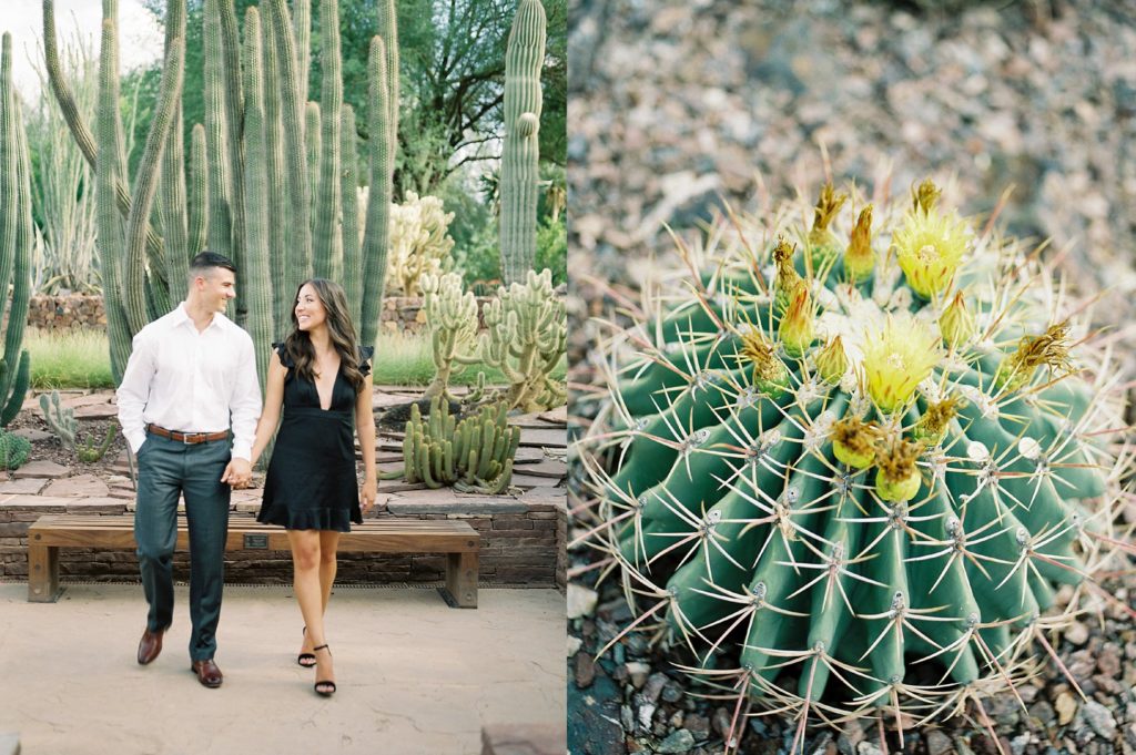 Couple and cactus