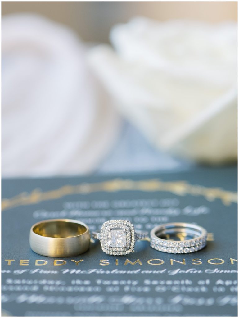 Engagement ring at JW Marriott Starr Pass Wedding in Tucson, Arizona
